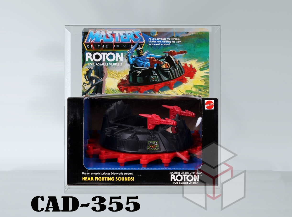 Display Case Motu Roton Mattel Boxed Canadian Acrylic Display